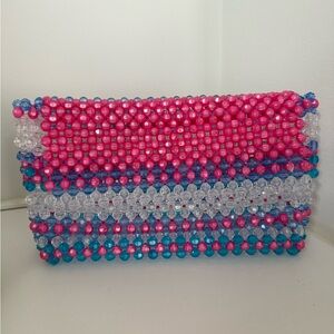 Bespoke Handmade Beaded Clutch Purse